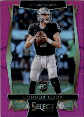 2016 Select Prizm Pink #50 Connor Cook /15 - FB - Image 1 of 2