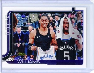 2025-26 Topps Flagship CODY WILLIAMS & Jalen Golden Mirrors Variation #130 SSP - Picture 1 of 2
