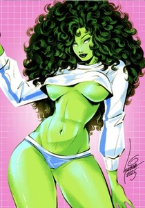 Sveta Shubina Weird Science She-Hulk SDCC Exclusive Print - LTD 200 In-Hand! - Bild 1 von 1
