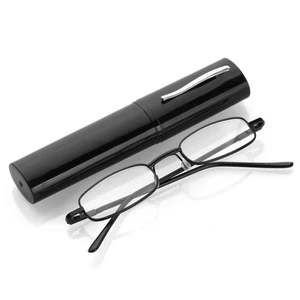 2x Lesebrille für Männer und Frauen mit Stift Clip und Röhrenetui sofort nutzbar - Bild 1 von 11