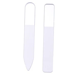 2pcs Professional Crystal Nail File Glass Double Sided Board Nail Polish - Picture 1 of 12