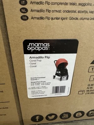 Cochecito Mamas & Papas Armadillo Flip XT (rosa coral) Foto 1 de 4