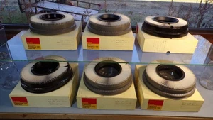 Lot of 6: 70's Kodak carousel 140 slide projector trays 821 ct. slides, Europe + - Picture 1 of 24