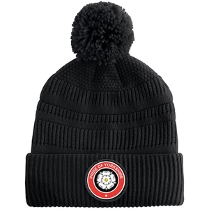 Sheff United Crest Unoffcial MÜTZE Printed Logo Bronx Bobble Turn Up Fleece gefüttert - Bild 1 von 5