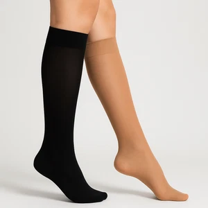 3 6 12 Paar Damen Kniestrümpfe Hosen Strumpfhosen Den Erwachsene schwarz oder hellbraun - Bild 1 von 10