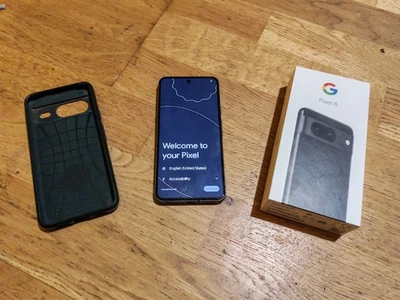 Google Pixel 8 128GB Black Unlocked - Image 1 of 4