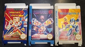 Mega Man 2, 3 und 4 Box, REPRO, NES