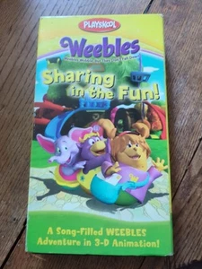 The Weebles VHS Tape 2005 Sharing in the Fun Playskool - Picture 1 of 2
