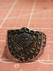 Anillo Harley Davidson es de acero inoxidable - Imagen 1 de 5