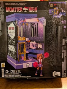 Mega Monster High Action Figure Building Set Clawdeen's Boo-k Den with 298 Lego - Picture 1 of 3