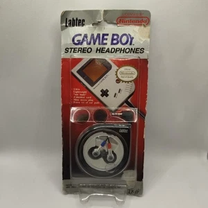 Vintage NEW Labtec Nintendo Game Boy Stereo Headphones (LT-17) VERY RARE 1990 - Picture 1 of 14