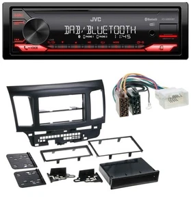 JVC Bluetooth USB DAB MP3 Autoradio für Mitsubishi Evo Lancer (ab 2008) - Bild 1 von 7
