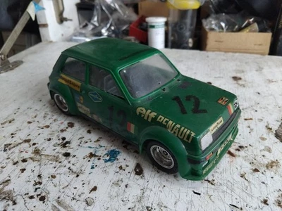 Vintage  1/24 1/25  Renault 5 Alpine In Plastica Marca Sconosciuta No Burago - Immagine 1 di 4