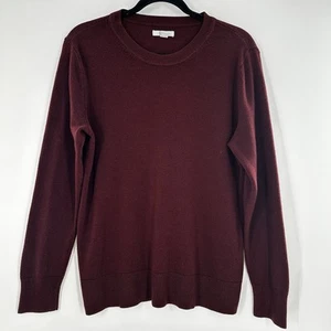 Croft & Barrow Damenpullover Größe Large zierlich burgunderrot - Bild 1 von 9