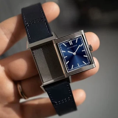 Retro Reverso Style Square Watch Men's Ultrathin Quartz Casual Fashion Timepiece - Image 1 of 4