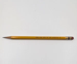 Vintage No.2 Sharpened Pencil 2762-605 City of Los Angeles Collectable - Picture 1 of 7