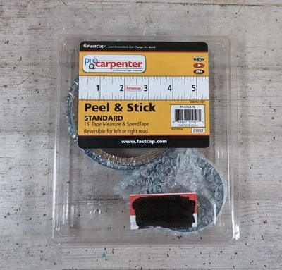 FastCap ProCarpenter Peel & Stick Stander 16' Tape Measure Metal Reversible - Image 1 of 3