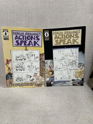Cómics de Sergio Aragones Actions Speak #1 3 Dark Horse 1st Foto 1 de 4