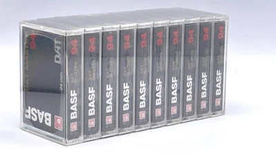DAT Master BASF 94 Min x 10 tapes New seals