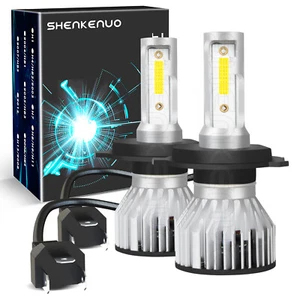 2 LED headlight bulbs for Deere 540D, 6100, 6200, 6400, 6300, 8640 tractor: USA - Picture 1 of 99