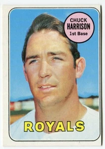 1969 Topps #116 Chuck Harrison Kansas City Royals - Picture 1 of 2