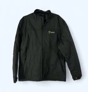 Monster Energy Thermolite Jacket Men’s XXL BLACK GREEN READ - Picture 1 of 9