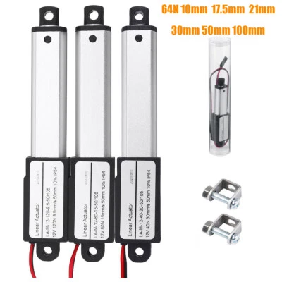1.2" Stroke Mini Micro Electric Linear Actuator 12V Sofa Massage Bed 14.4 lbs - Image 1 of 4