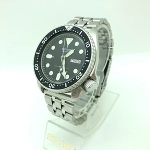 [w2103] SEIKO 7548-7000 Diver Quartz New battery 150m VG/EX - Picture 1 of 20