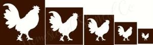 -JUEGO DE GALLOS ITEM 6703 1"" - 5"" - Plantillas de letrero reutilizables - Imagen 1 de 1