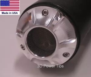 3D POWER TIP CNC ESCAPE YAMAHA TT-R230 TTR 230 TTR230 con PANTALLA DE DETENCIÓN DE CHISPAS - Imagen 1 de 8