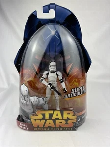 Figura de acción Hasbro Star Wars Revenge of the Sith Clone Trooper 2005 3,75 pulgadas - Imagen 1 de 7