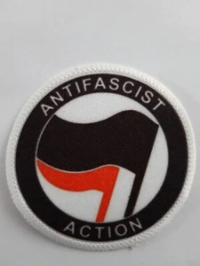 Antifaschistische Aktion Kampagne 3" Sublimation Aufbügeln oder Aufnähen Patch Abzeichen - Bild 1 von 1