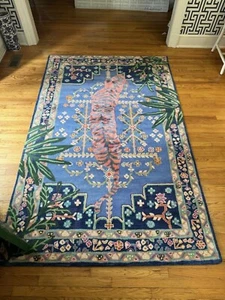 Bengal Tiger Tufted Woolen Area Rug Carpets for Home, Bedroom Living & Any Room - Picture 1 of 8