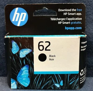 Cartuccia di inchiostro originale HP 62 nero 200 pagine C2P04AN#140 OEM scadenza 01/2027 - Foto 1 di 3