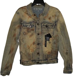 Si Tu Veux Denim Jacket Size Small Luxury Denim Brandon Jacket NWT (MSRP: $165) - Picture 1 of 7