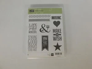 Stampin' Up! - Perfect Pennants - Cling Stamp Set - 133230 - Picture 1 of 1