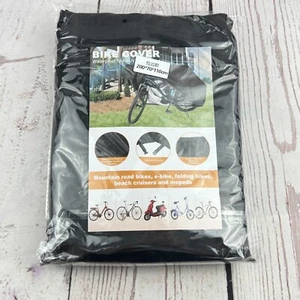 Waterproof Bike Cover Outdoor Storage Rain Sun UV Dust Windproof Fits 1-2 Bikes - Picture 1 of 4