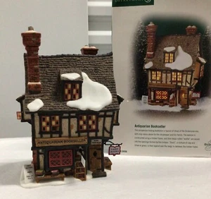 DEPT 56 Antiquarian Bookseller Dickens Village - 58508 - RETIRED - Picture 1 of 2