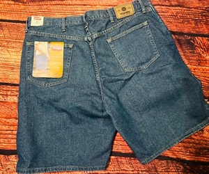 Wrangler relaxed fit men's blue jean shorts! New with tags! - Picture 1 of 4