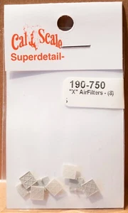 Filtros de aire Cal-Scale #750 X -- Paquete de plástico (8) - Imagen 1 de 1