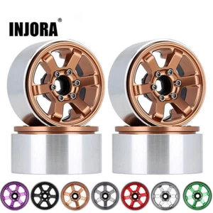 Llantas de rueda de radiocontrol INJORA 1,9" Beadlock 1/10 para Axial SCX10 II III TRX4 Gen8, YQW36 - Imagen 1 de 26