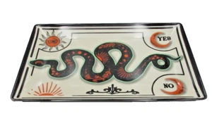 Spooky Night Celestial Snake Halloween Melamine Serving Tray - New - Picture 1 of 1