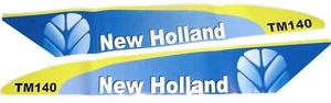 Aufkleber Decal für New Holland TM140 Set Spätere Typen - Picture 1 of 1