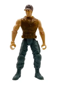 Vintage Jurassic Park World Action Figure Survival Man 4" - Picture 1 of 3