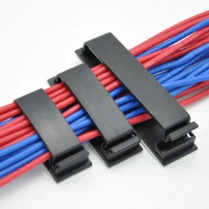 50 Pcs Zip Tie Holder Black Zip Ties Cable Tie Mounts Black Cable Strap - Afbeelding 1 van 12