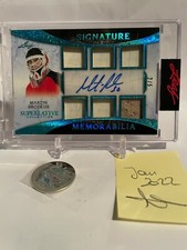 2020-21 Leaf Superlative Signature Memorabilia Martin Brodeur 2/5 NJ Devils