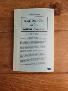 Legal Protection for The Creative Musician 1977 Supplement Lee Berk New (1892) - Bild 1 von 6