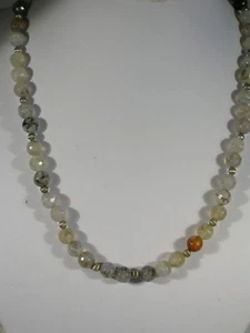 20" Agate Bead Necklace - Picture 1 of 2