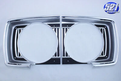 Headlight Bezel Trim Surround Grill Bezels Pair Set Fits 1967 Dodge Dart Mopar Foto 1 de 4