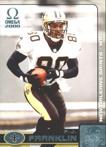 2000 Pacific Omega Platinum Blue #85 P.J. Franklin /51